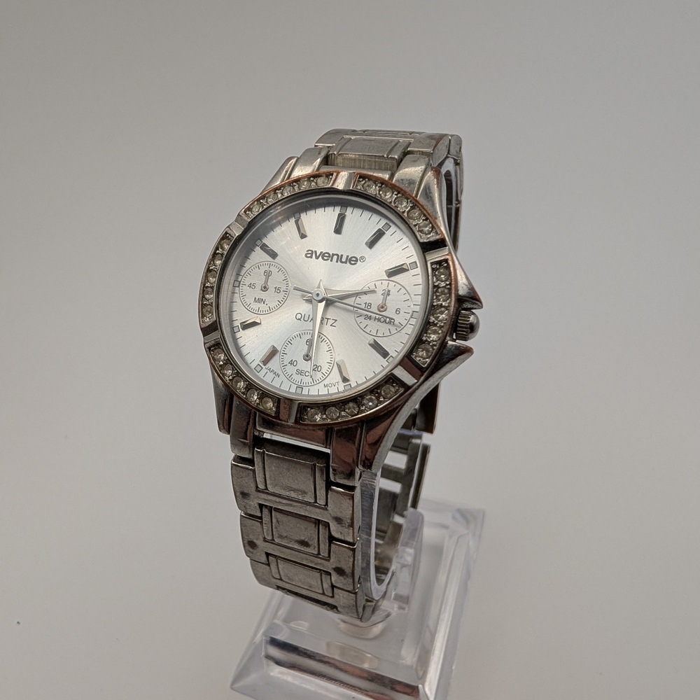 Avenue Silver Quartz Watch